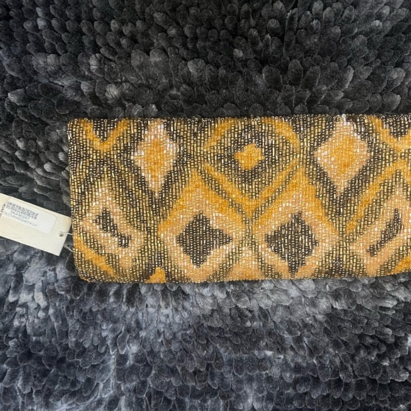 Beaded clutch Moyna New York beaded evening event clutch bag NWT Neiman … - Picture 1 of 12